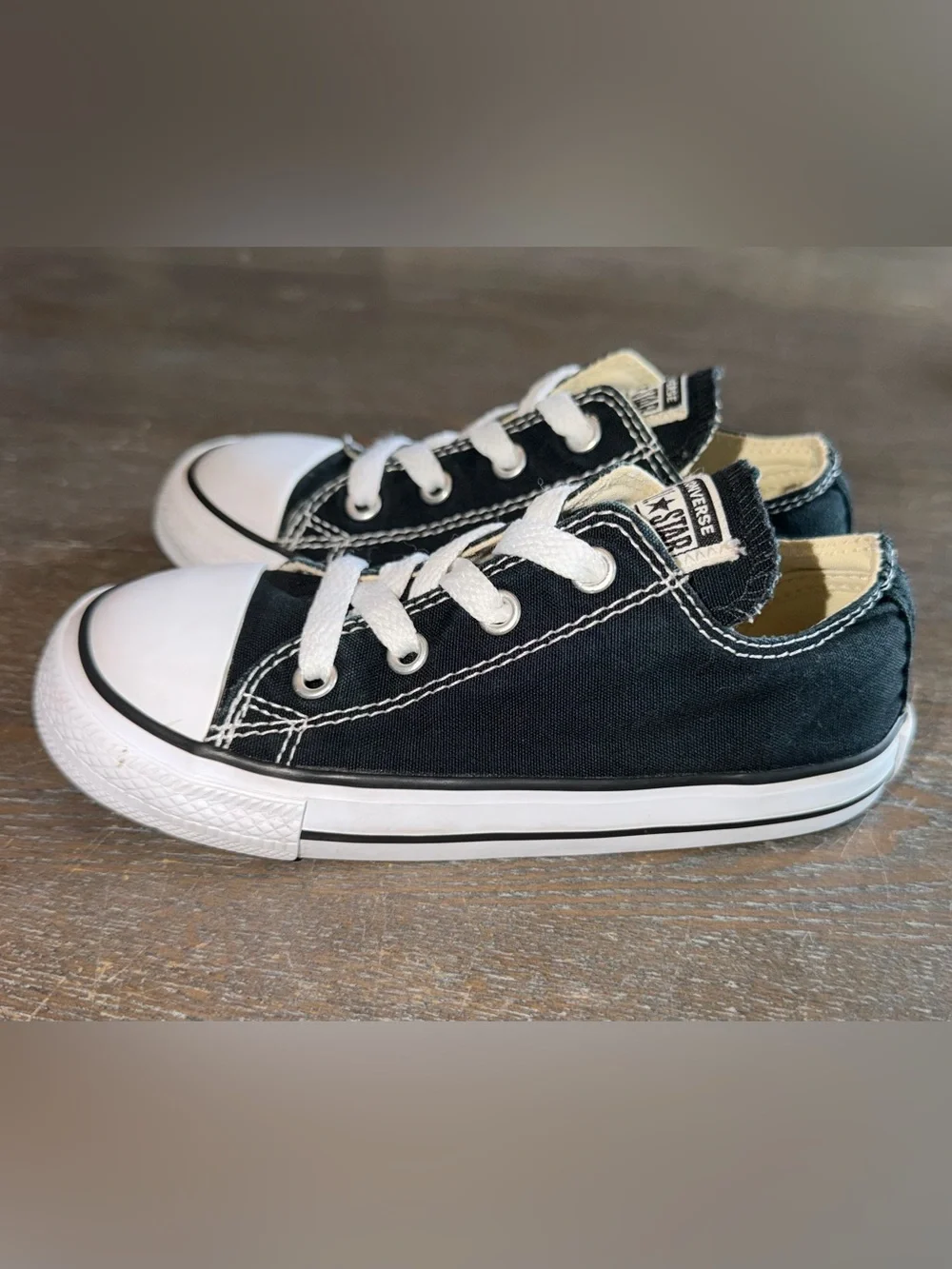 Converse black sneakers